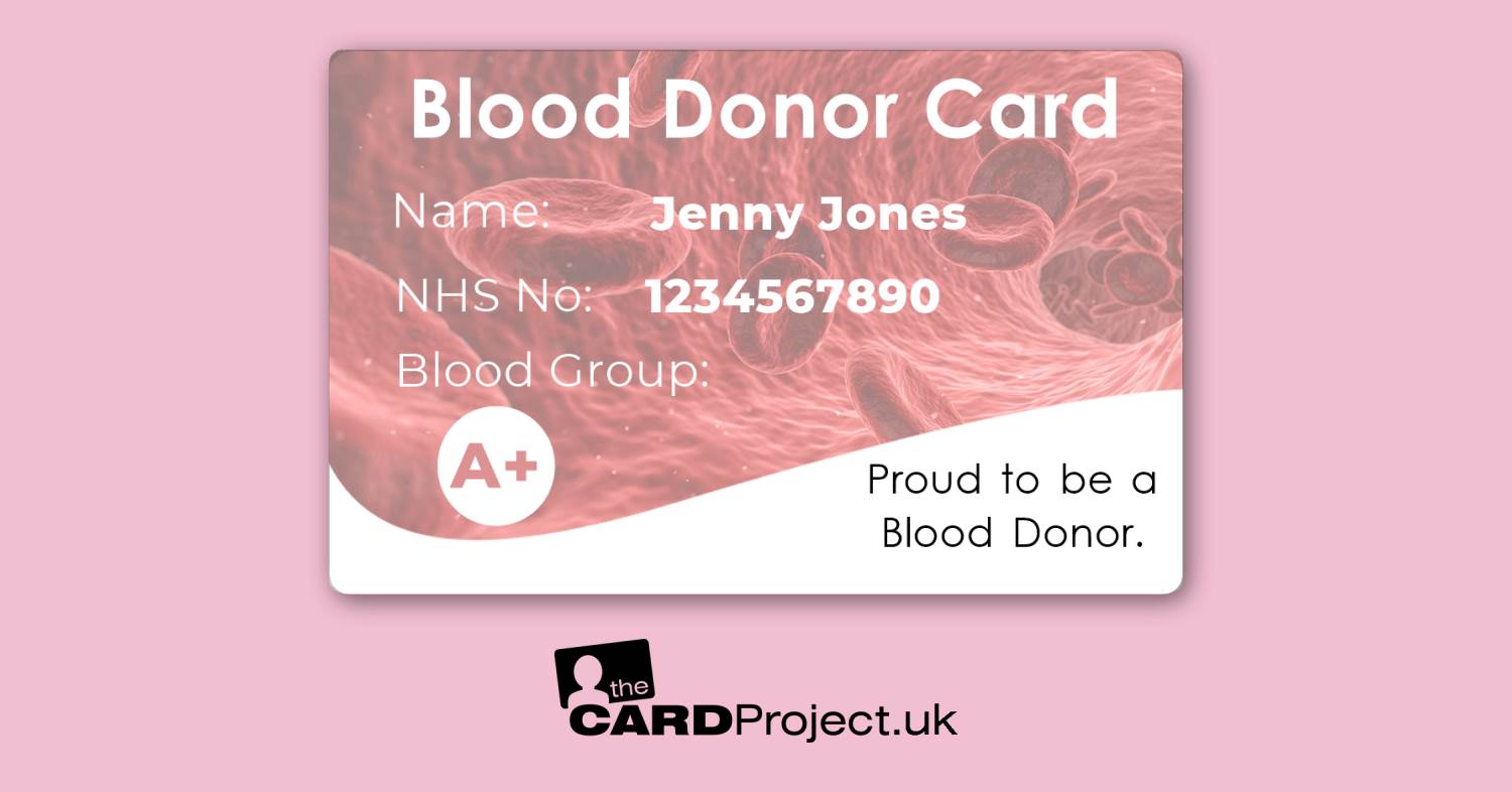 Blood Donor Card